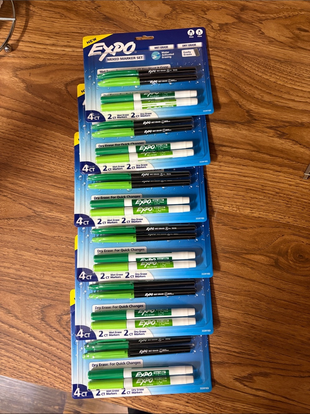 6 packs Expo Mixed Marker Set - green